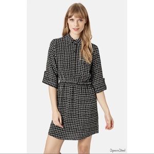 Topshop windowpane dress